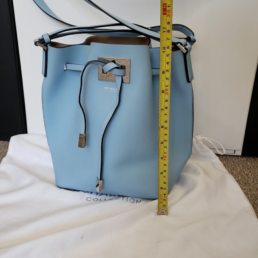 Michael kors light blue miranda collection bag - Picture 6 of 8